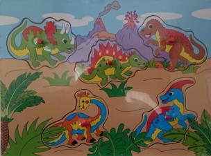 Opakowanie Układanka drewniana Dinozaury 5