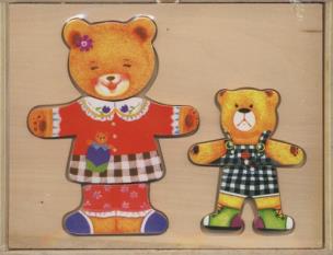 Opakowanie Układanka drewniana Misie