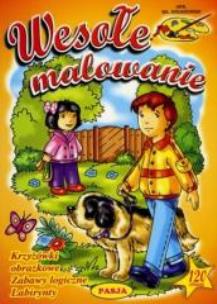 Okładka książki Wesołe malowanie PASJA