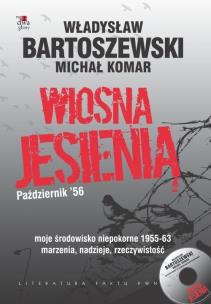 Okładka książki Wiosna jesienią Październik' 56 z płytą CD