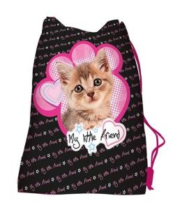 Opakowanie Worek na obuwie My little friend Kotek