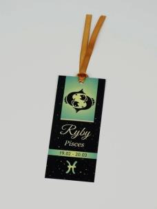 Opakowanie Zakładka do książki zodiak RYBY