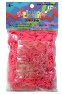 Opakowanie Żelowo różowe Gumki Rainbow Loom &reg;