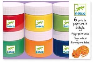 Opakowanie Zestaw farb do malowania palcami 6 kolorów