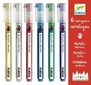 Opakowanie Zestaw markerów metalicznych 6 kolorów