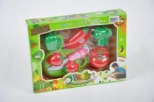 Opakowanie Zestaw owoców i warzywa do krojenia z deską