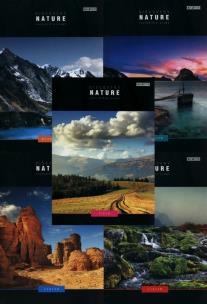 Opakowanie Zeszyt A5 Top-2000 w kratkę 80 kartek Discovery Nature 5 sztuk mix