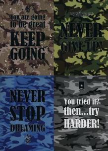 Opakowanie Zeszyt A5 Top-2000 w linie 60 kartek Moro 10 sztuk mix