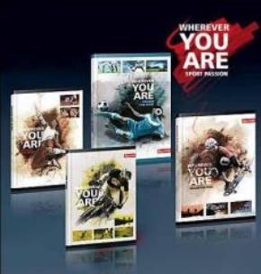 Opakowanie Zeszyt A5/60K/BR kratka 10 szt. Passion for sport