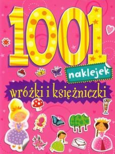 Okładka książki 1001 naklejek. Wróżki i księżniczki