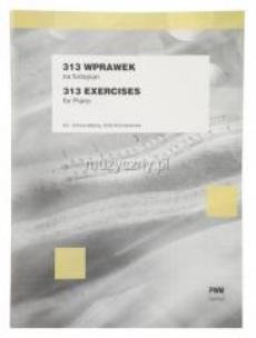 Okładka książki 313 wprawek na fortepian PWM