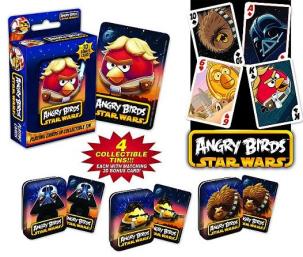 Opakowanie Angry Birds Star Wars Karty w met. puszce 4 wzory