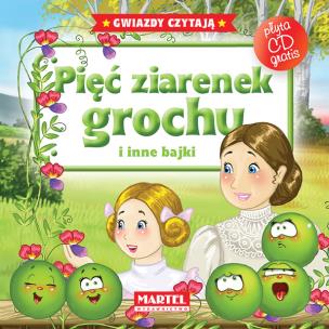 Okładka książki Bajki do poduszki- Pięć ziarenek grochu... +CD