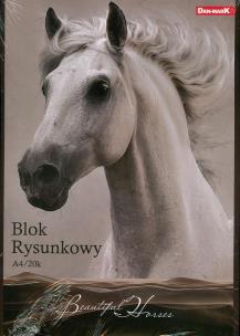 Opakowanie Blok rysunkowy A4/20K 10 szt. Horses