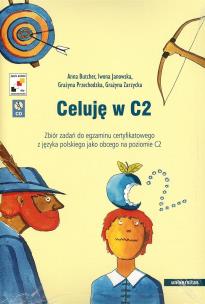 Okładka książki Celuję w C2 Zbiór zadań+CD