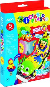 Opakowanie Ciasto Plasto 5 kol. + akcesoria blister AMOS