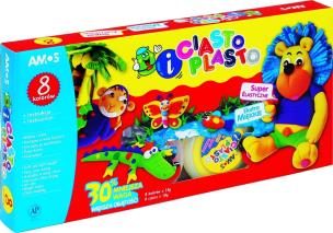 Opakowanie Ciasto Plasto 8 kolorów AMOS