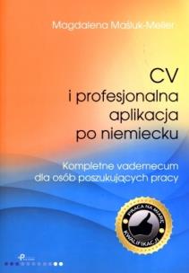 Okładka książki CV i profesjonalna aplikacja po niemiecku.