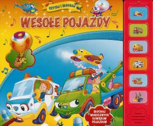 Okładka książki Czytaj i słuchaj. Wesołe pojazdy