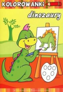 Okładka książki Dinozaury. Kolorowanki ZS