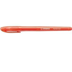 Opakowanie Długopis Performer czerwony (10szt) STABILO