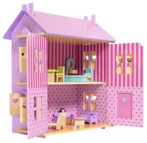 Opakowanie Drewniany domek dla lalek