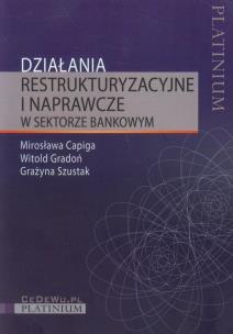 Okładka książki Działania restrukturyzacyjne i naprawcze