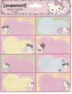 Opakowanie Etykiety na zeszyty Charmmykitty - 2 arkusze