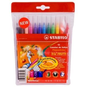 Opakowanie Flamastry Trio Frutti 12 kolorów STABILO