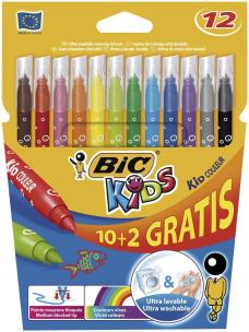 Opakowanie Flamasty Kid Couleur 10+2 kol. bls BIC