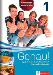 Okładka książki Genau 1 podręcznik z ćwiczeniami LEKTORKLETT