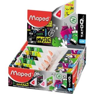 Opakowanie Gumka Pyramide trójkolorowa dsp (24szt) MAPED