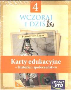 Okładka książki Historia SP 4 Wczoraj i Dziś Karty Edukacyjne