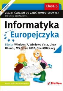 Okładka książki Informatyka Europejczyka SP 6 ćw Win 7 NPP w.2014