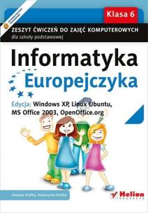 Okładka książki Informatyka Europejczyka SP 6 ćw Win XP NPP w.2014