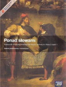 Okładka książki J. Polski LO 2 Ponad słowami cz. 1 ZPiR w.2013 NE