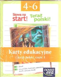 Okładka książki J. Polski SP 4-6 Słowa na Start Karty cz.1