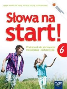 Okładka książki J. Polski SP 6 Słowa na start Podr. w.2014 NPP NE