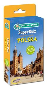 Okładka książki Kapitan Nauka SuperQuiz POLSKA