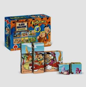 Opakowanie Klocki obrazkowe 12 z okienkiem The Flintstones