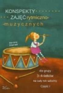 Okładka książki Konspekty zajęć rytmiczno-muzycznych 3-4-latków