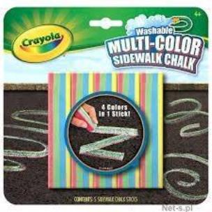 Okładka książki Kreda multikolorowa 5 sztuk