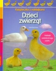 Okładka książki Książeczka z naklejkami - Dzieci zwierząt