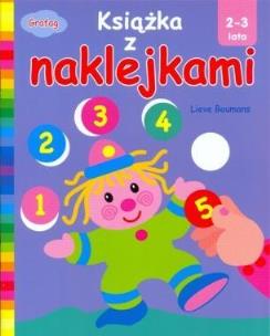 Okładka książki Książka z naklejkami 2-3 lata Grafag