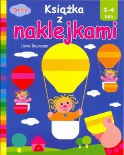 Okładka książki Książka z naklejkami 3-4 lata Grafag