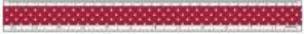 Opakowanie Linijka czerwona - kropki