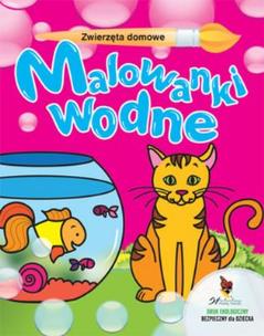 Okładka książki Malowanki wodne - Zwierzęta domowe