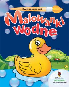 Okładka książki Malowanki wodne - Zwierzęta na wsi