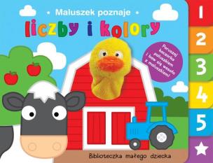 Okładka książki Maluszek poznaje liczby i kolory