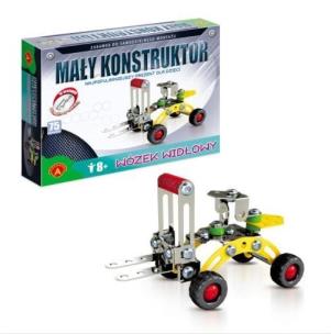 Okładka książki Mały Konstruktor - Wózek widłowy ALEX